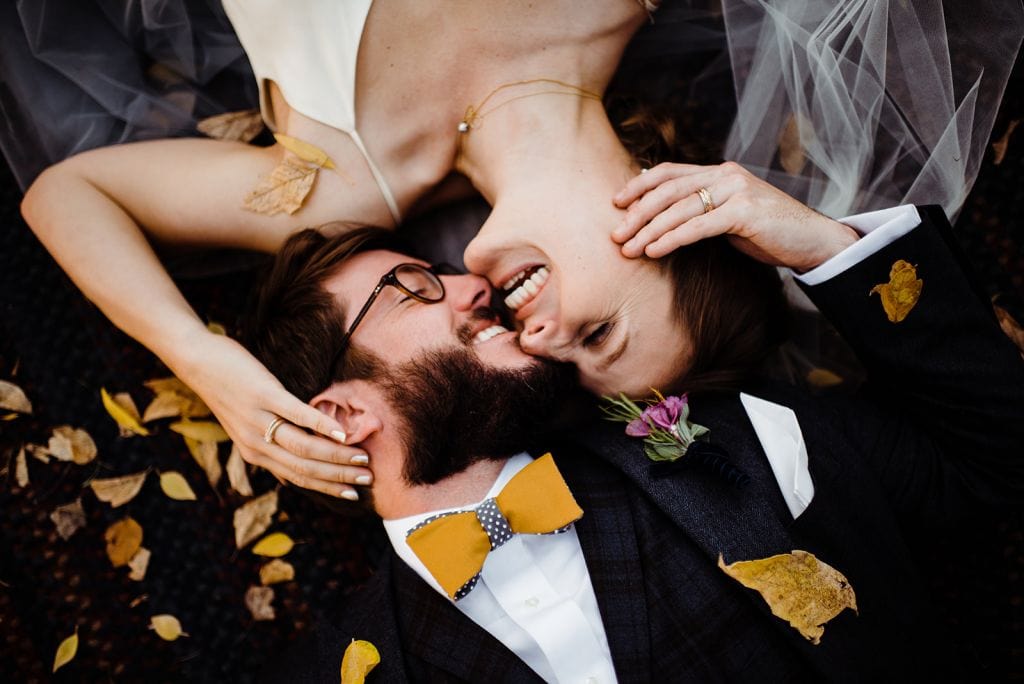 fall elopement autumn wedding