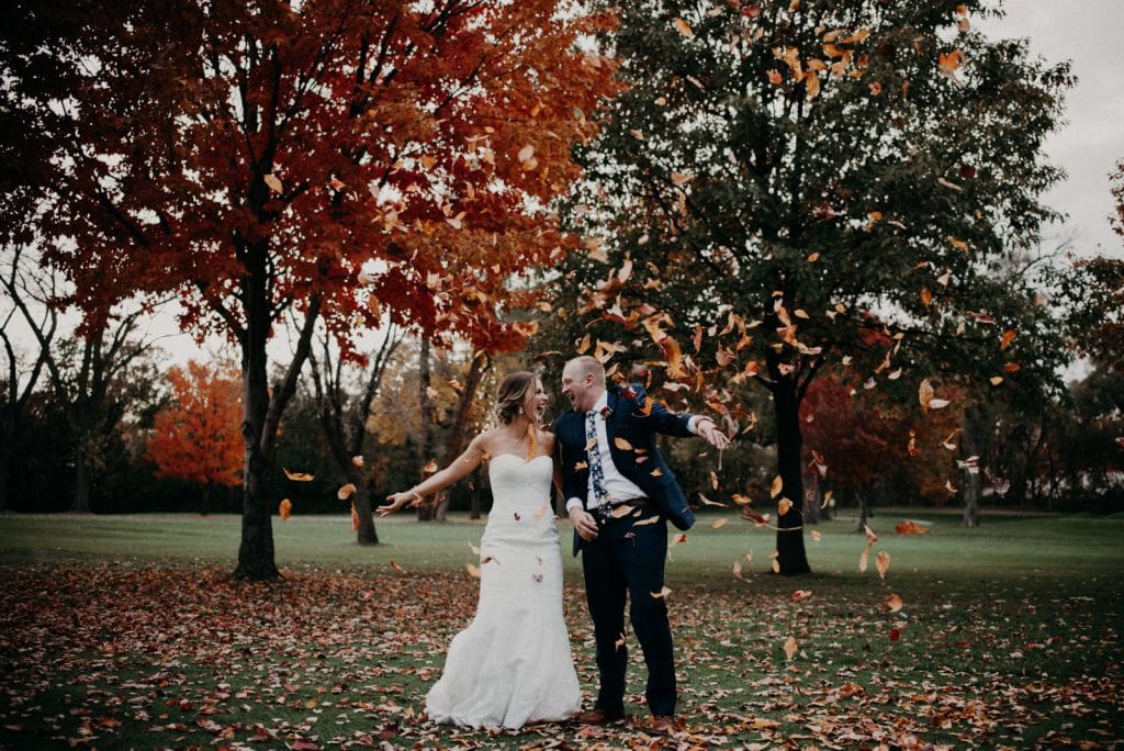 fall elopement autumn wedding