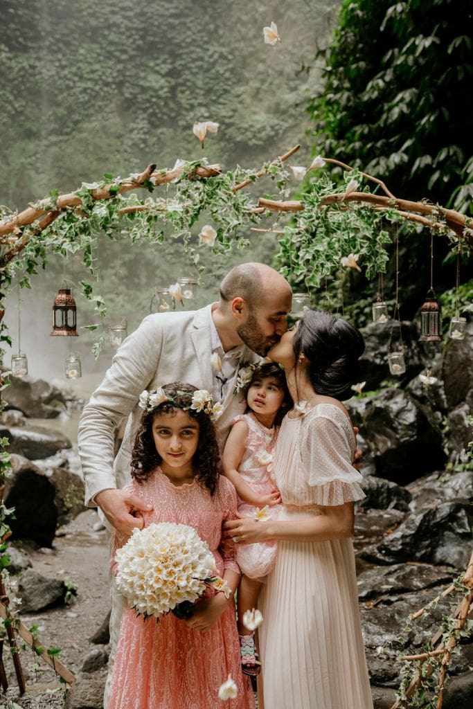 Lia & Adam Waterfall Vow Renewal Ceremony