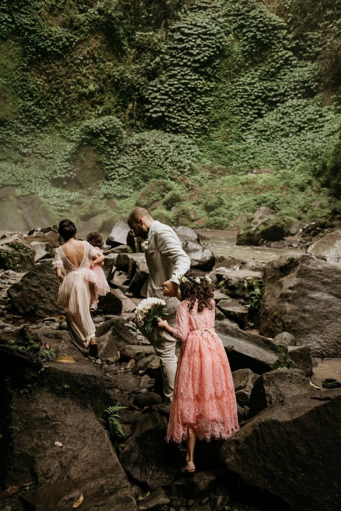 Lia & Adam Waterfall Vow Renewal Ceremony