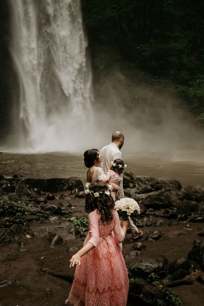 Lia & Adam Waterfall Vow Renewal Ceremony