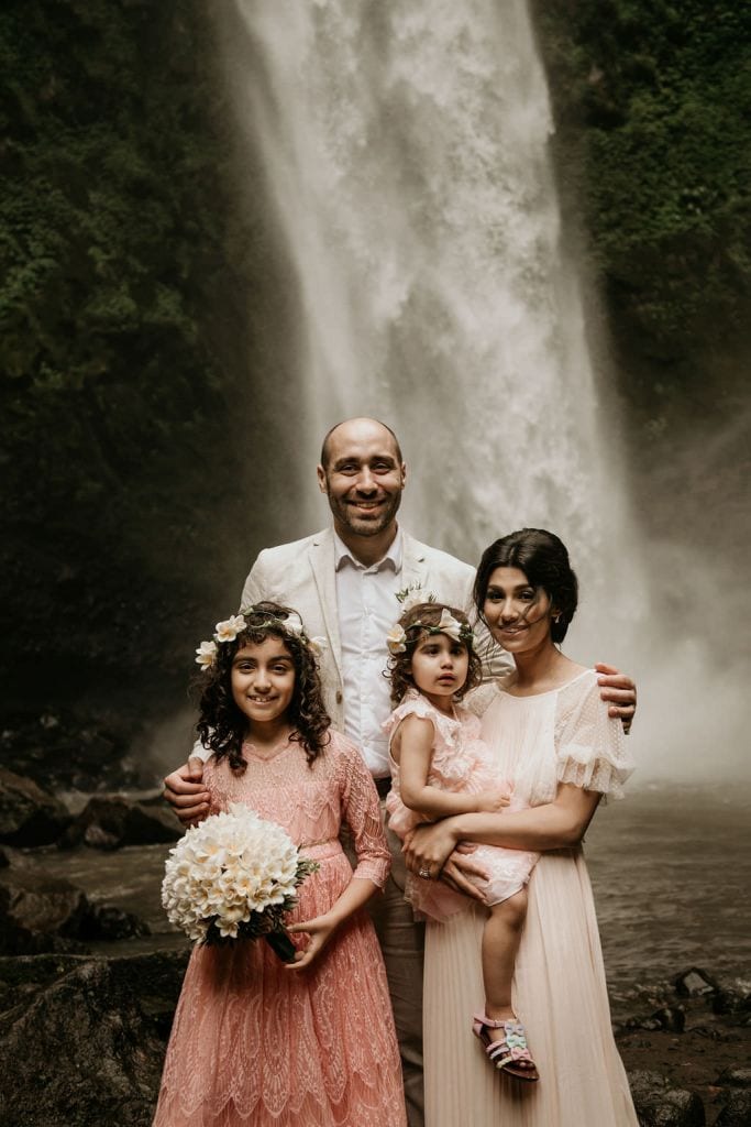 Lia & Adam Waterfall Vow Renewal Ceremony