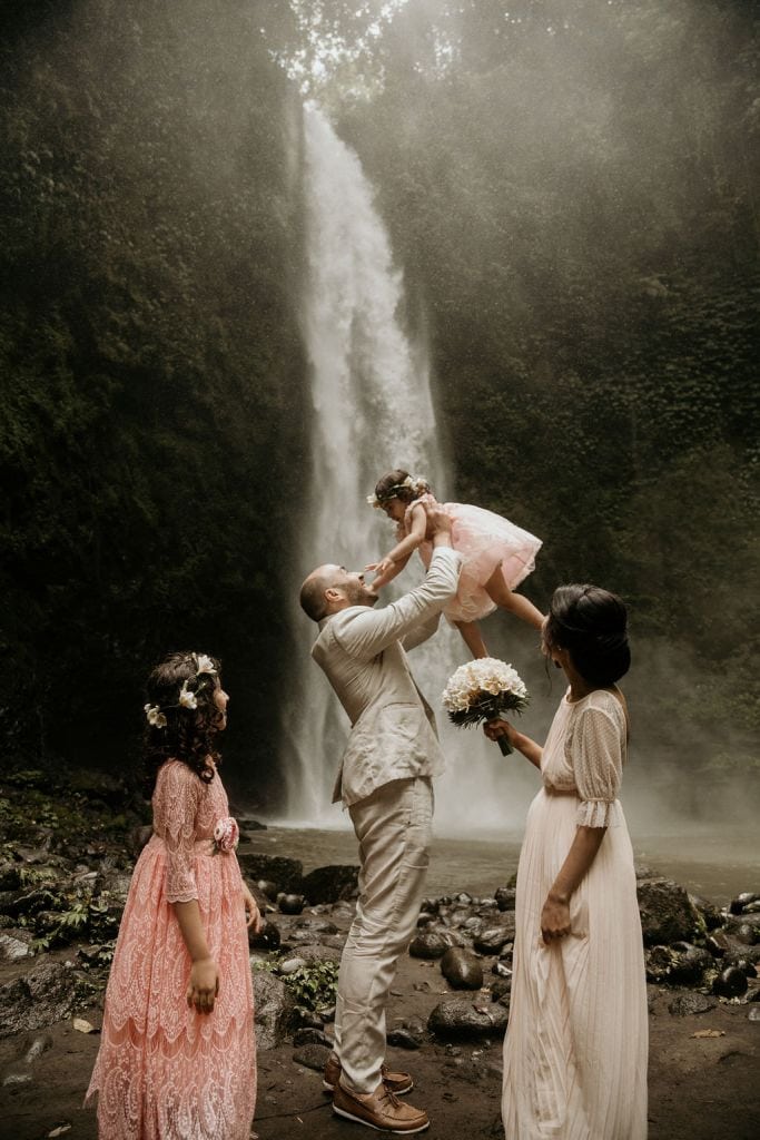 Lia & Adam Waterfall Vow Renewal Ceremony