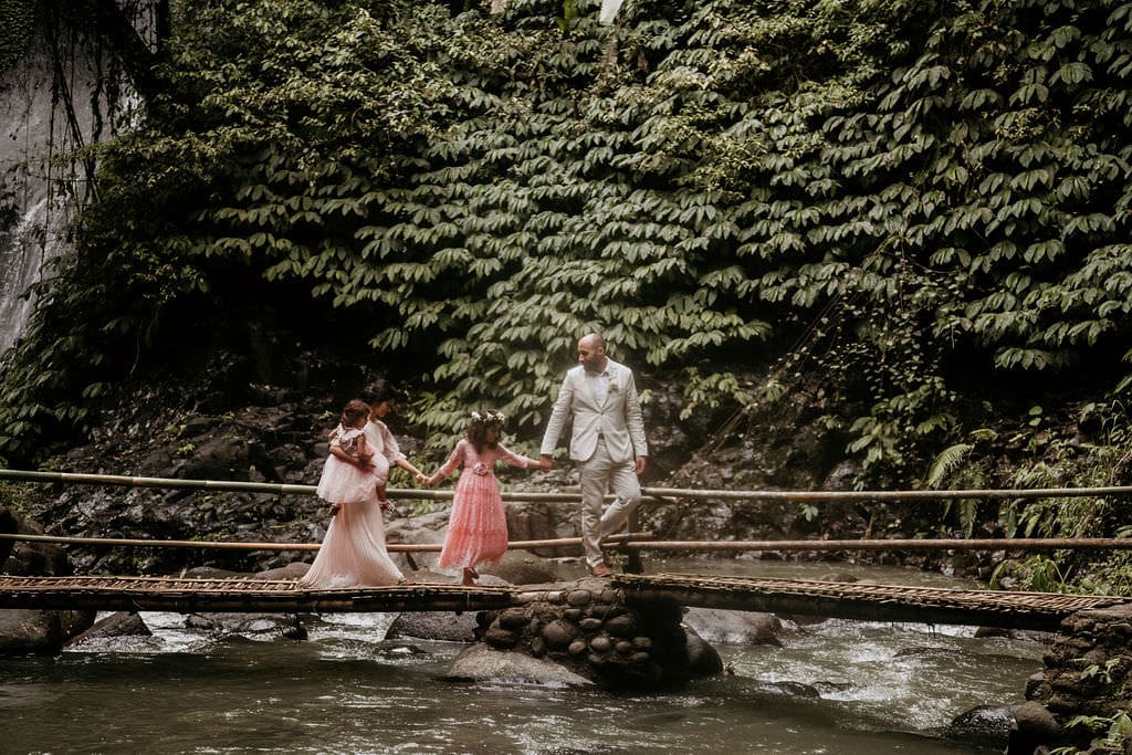 Lia & Adam Waterfall Vow Renewal Ceremony