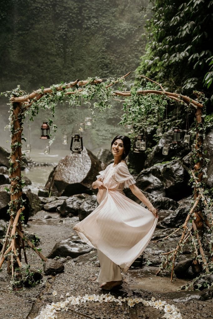 Lia & Adam Waterfall Vow Renewal Ceremony