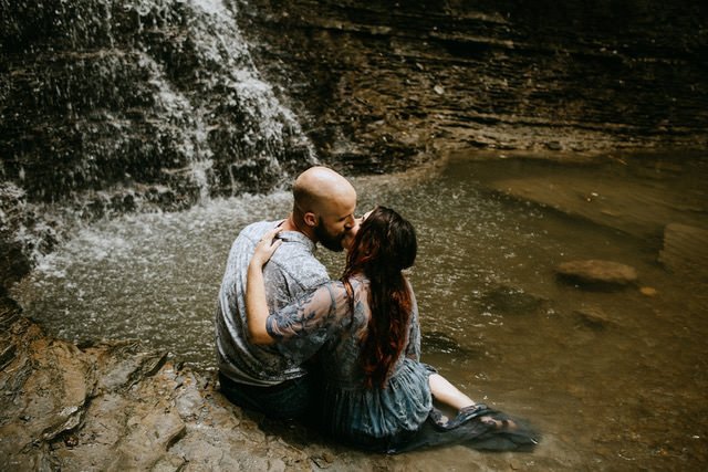 Waterfall Engagement Session