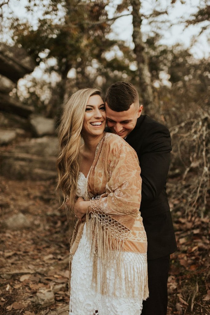 alabama bald rock elopement wedding cheaha state park