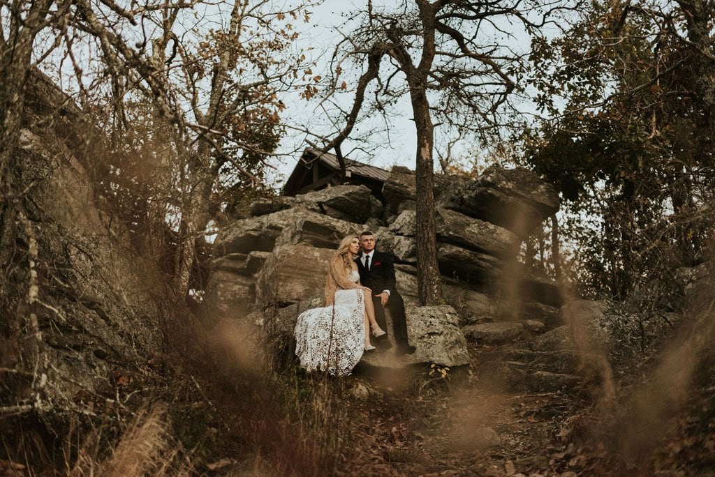 alabama bald rock elopement wedding cheaha state park