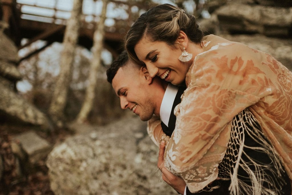 alabama bald rock elopement wedding cheaha state park