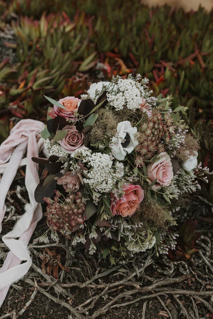 Madison + Kanyon boho bridal bouquet by Autumn Reid.