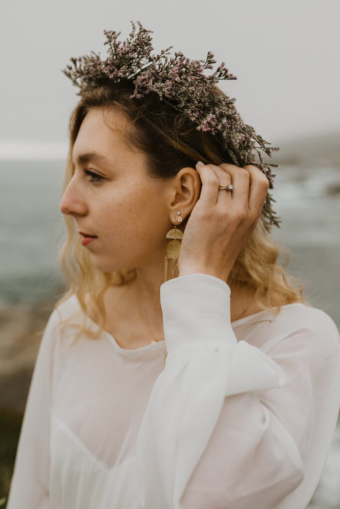 Madison + Kanyon Anthropologie bridal jewelry.