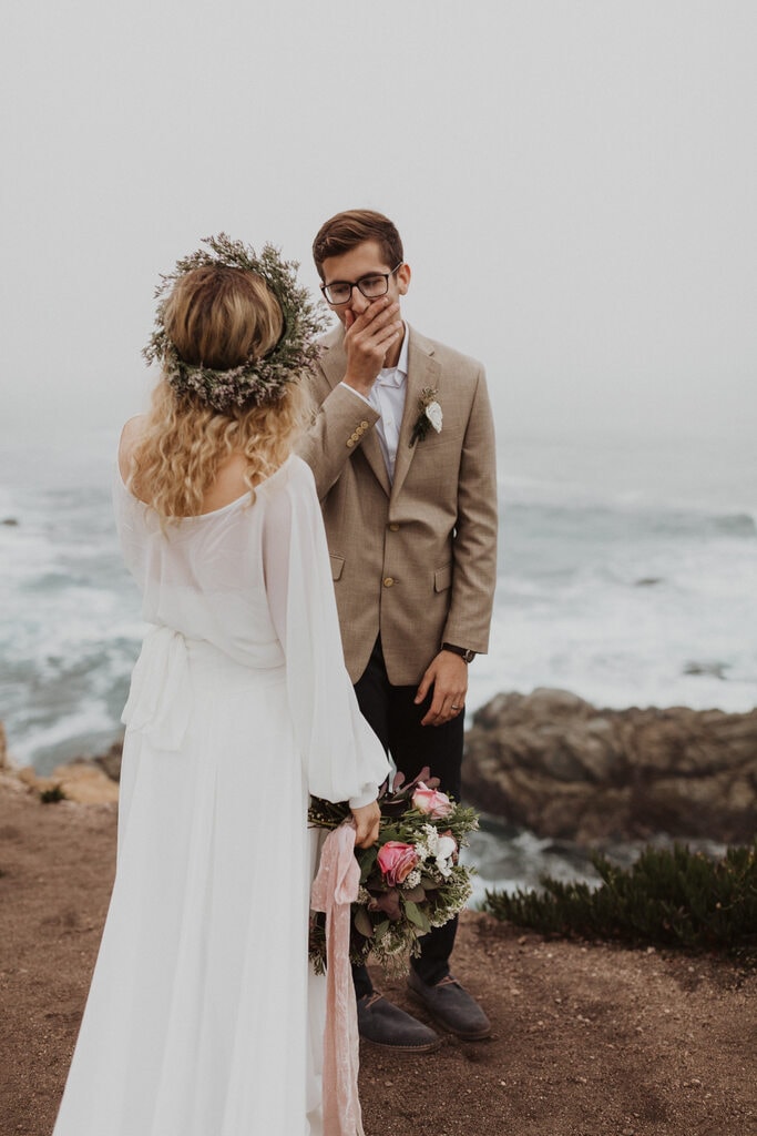 Madison + Kanyon husbands reaction to seeing wife for the first time.