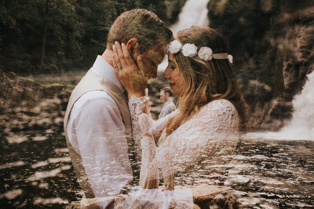 monica leavell photo linville gorge wilderness north carolina adventure elopement 001 North Carolina mountain elopement photography