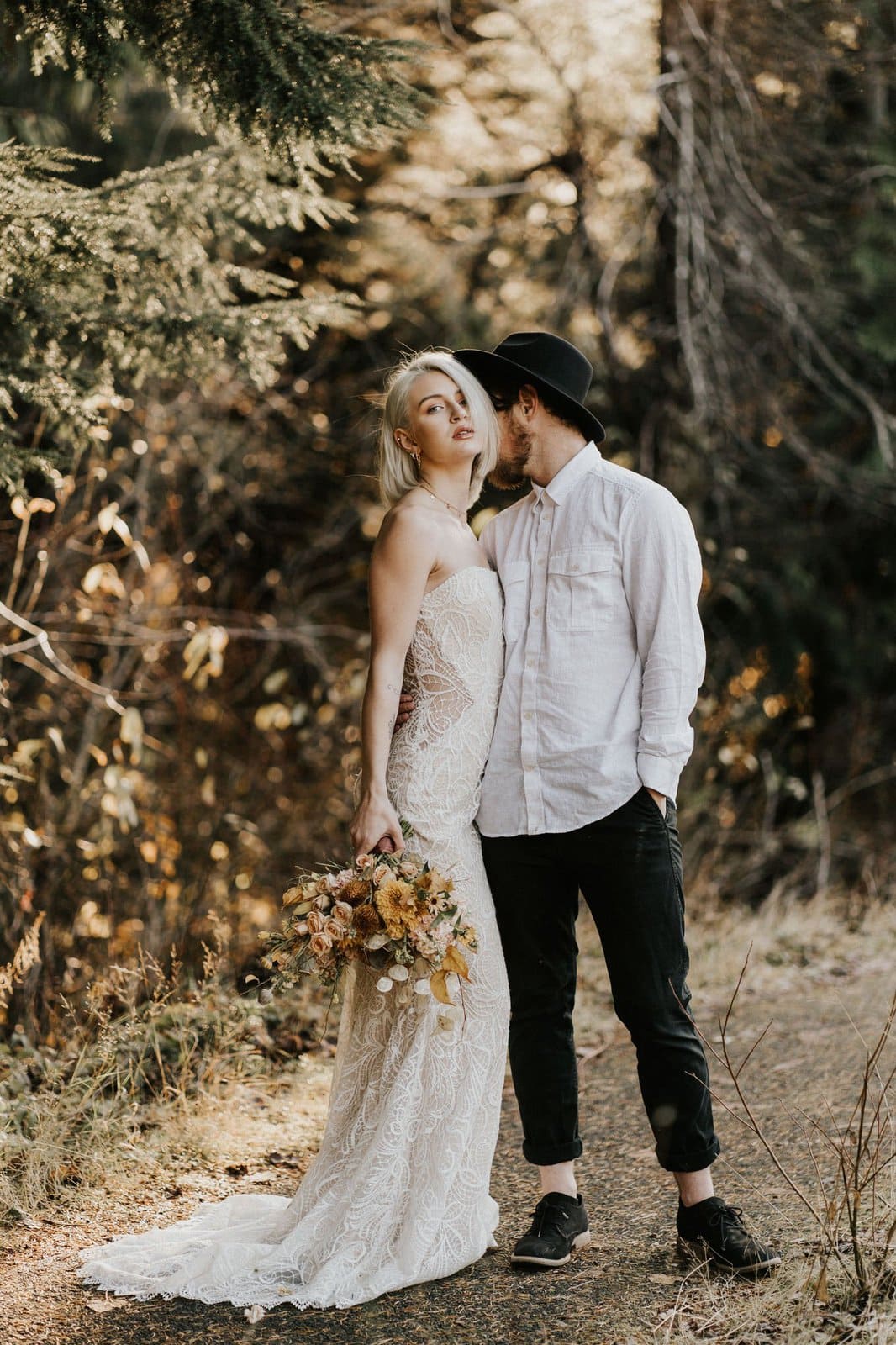 All who wander wedding dress