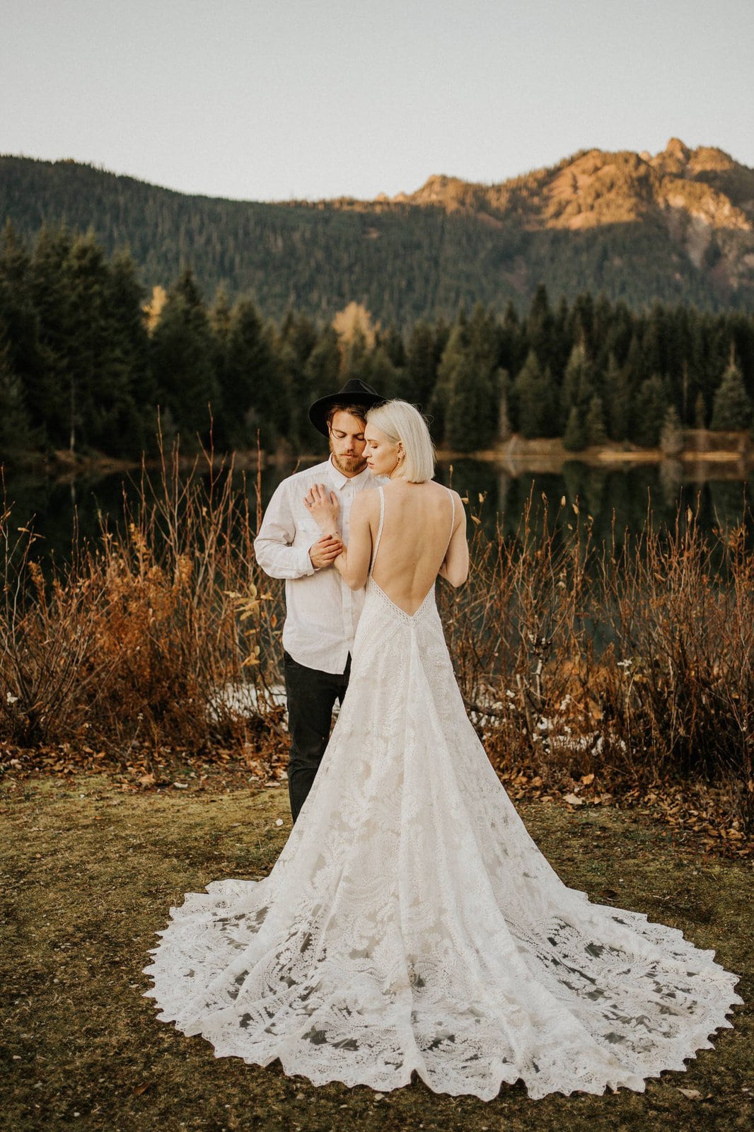 All who wander wedding dress