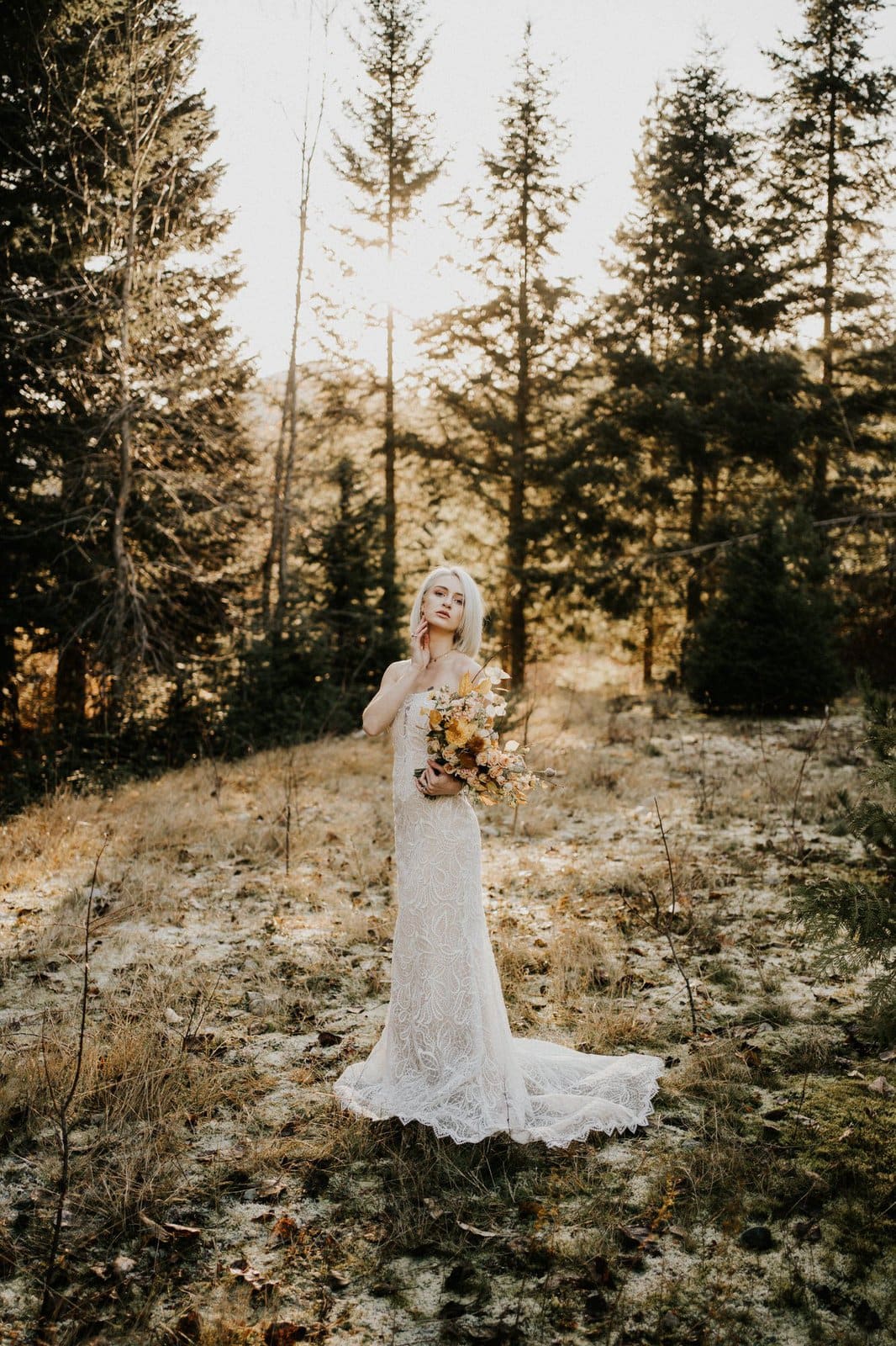 Piper boho wedding gown.