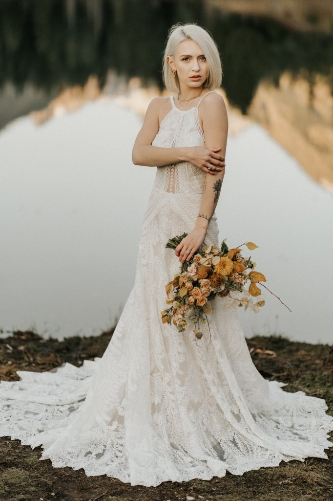 Styled India gown from All who wander.