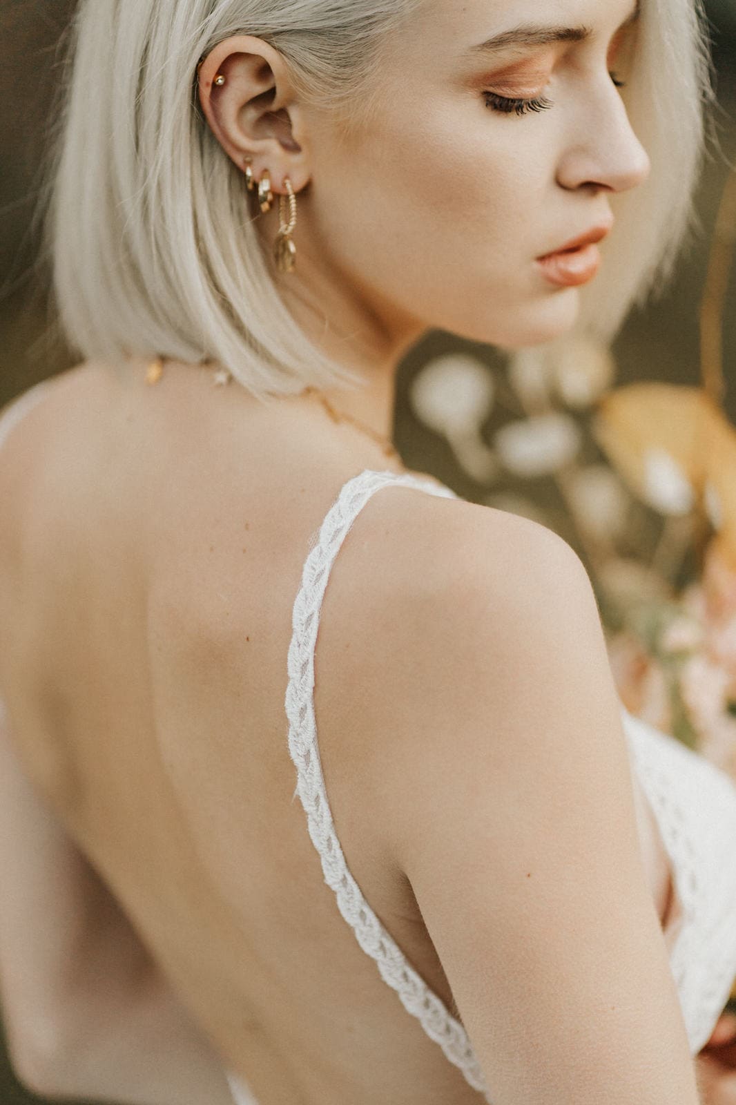 Bridal portraits of India gown.