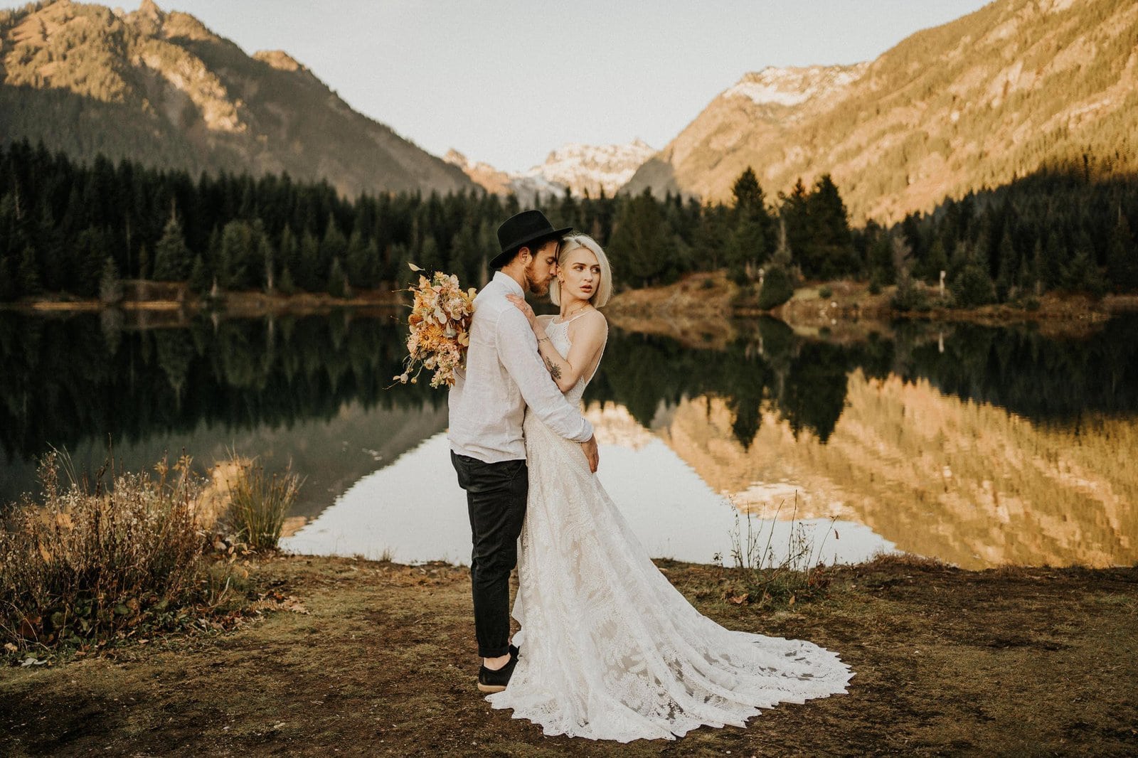 India gown for boho wedding