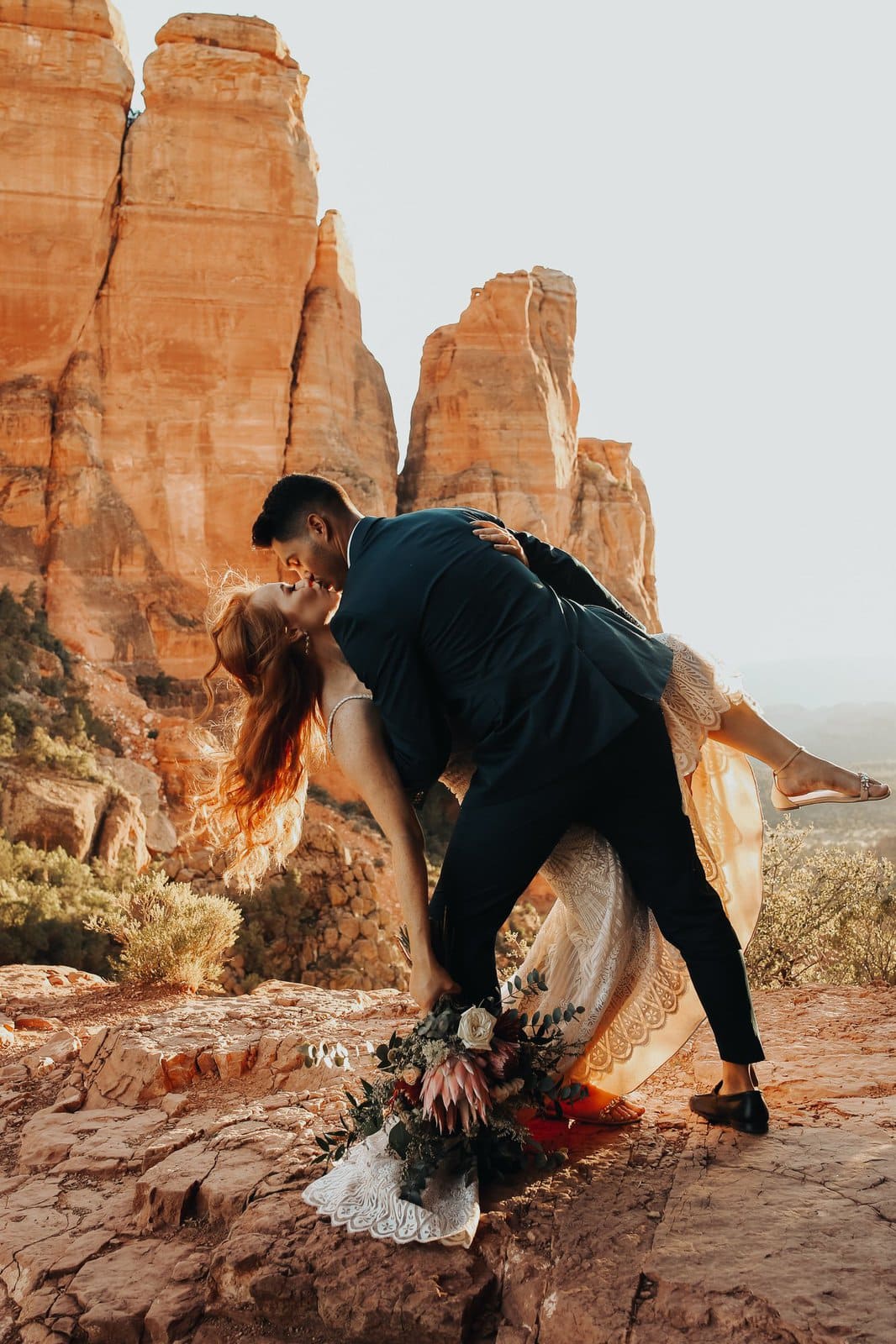 Sedona red rocks elopement