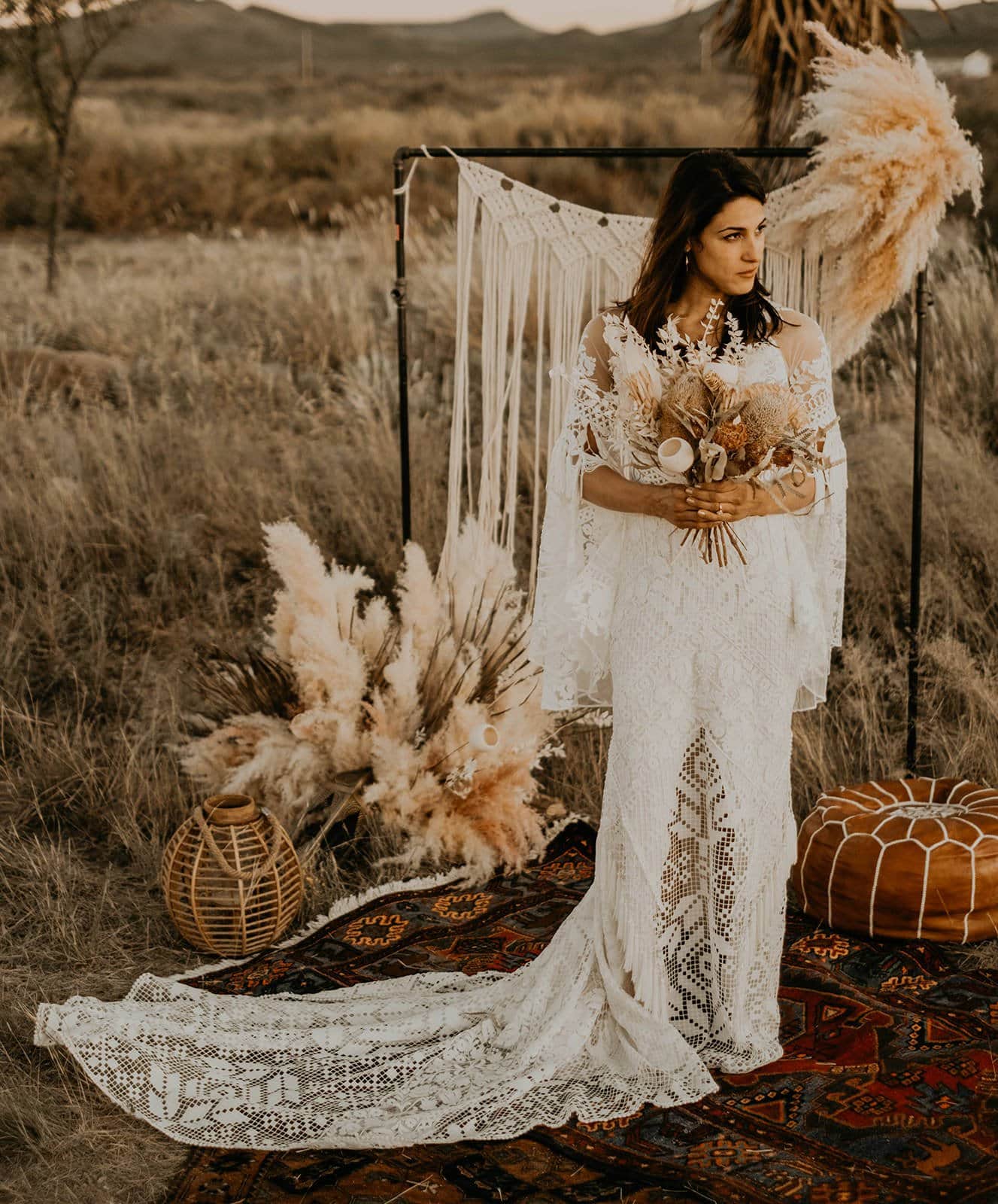 Marfa Eclectic Elopement bohemian inspiration for brides.
