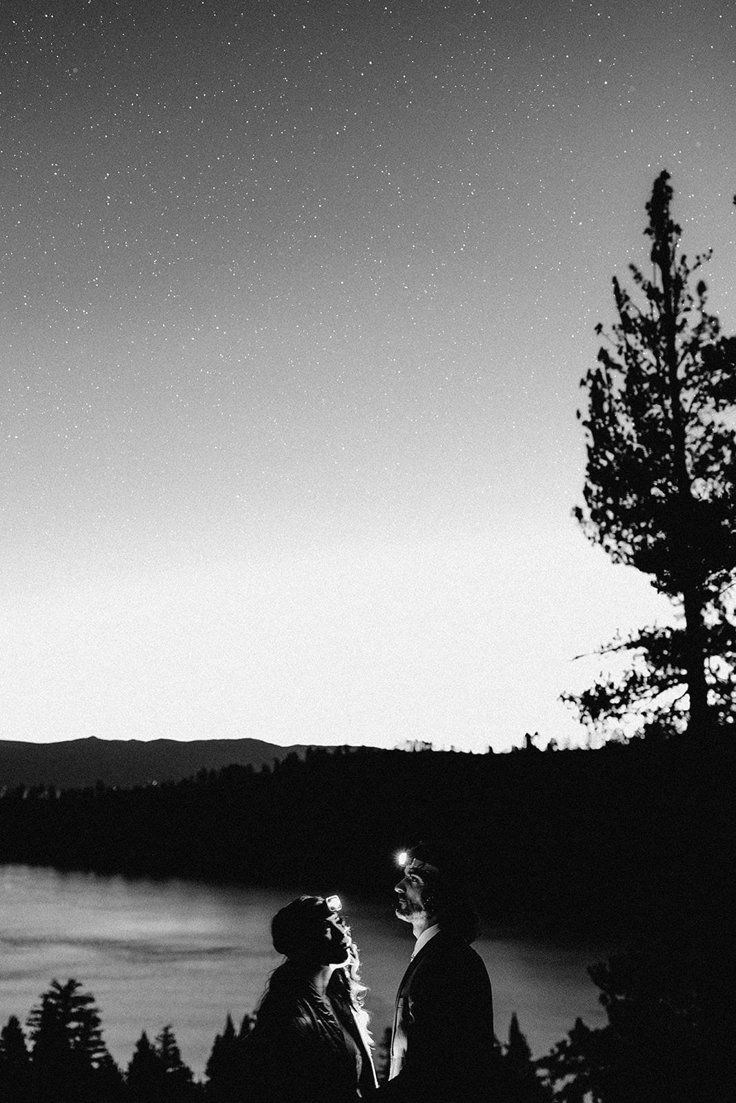 bride and groom sunrise wedding