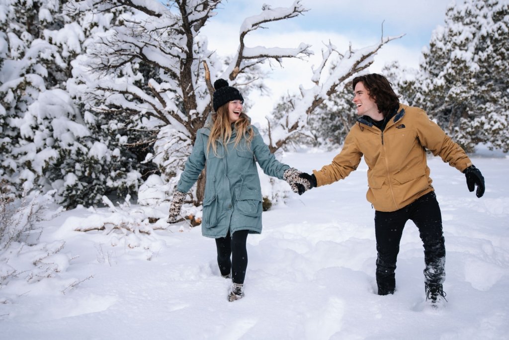 fun engagement photos.