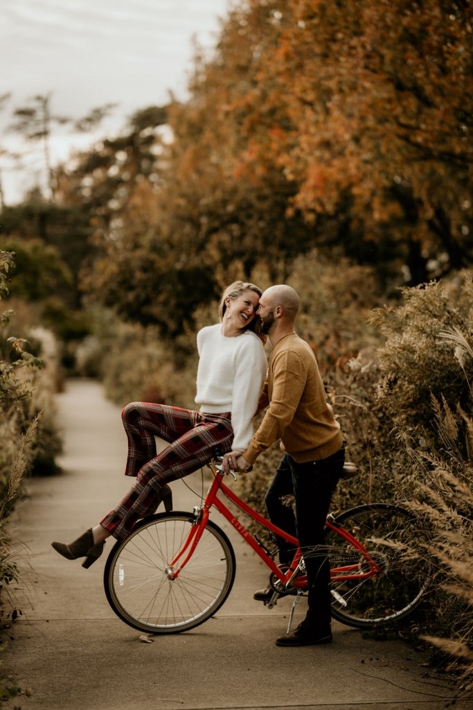 adventurous photo session for engagement