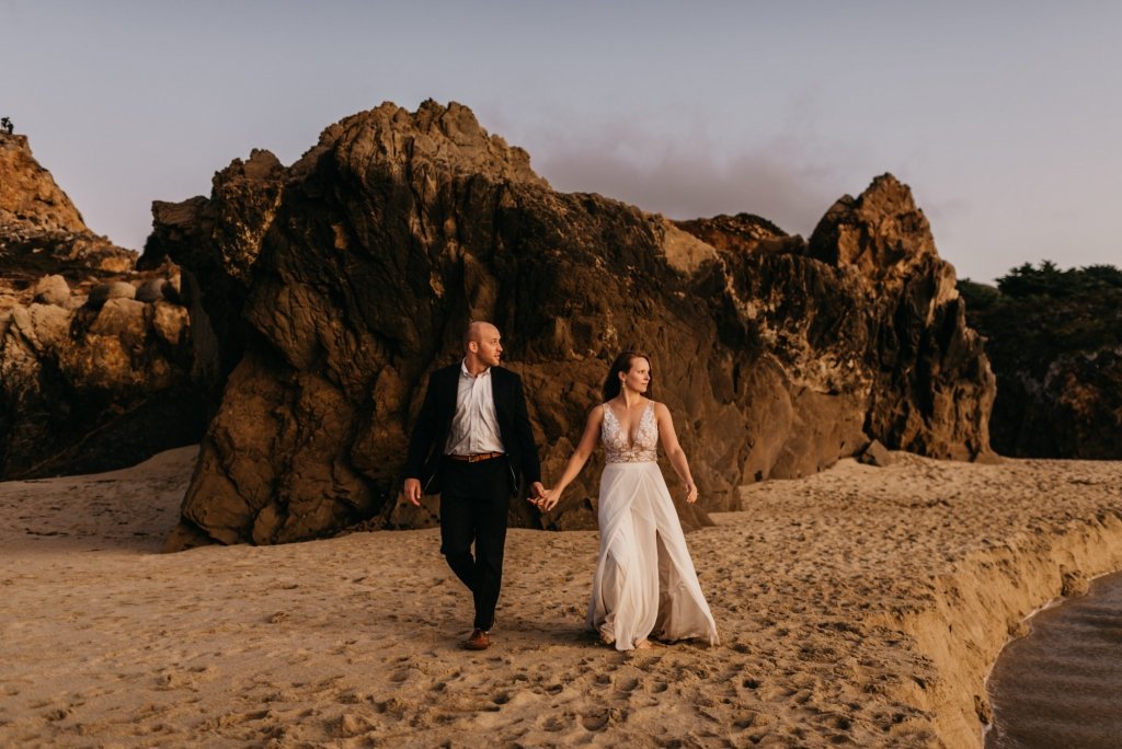 California elopement in Big Sur