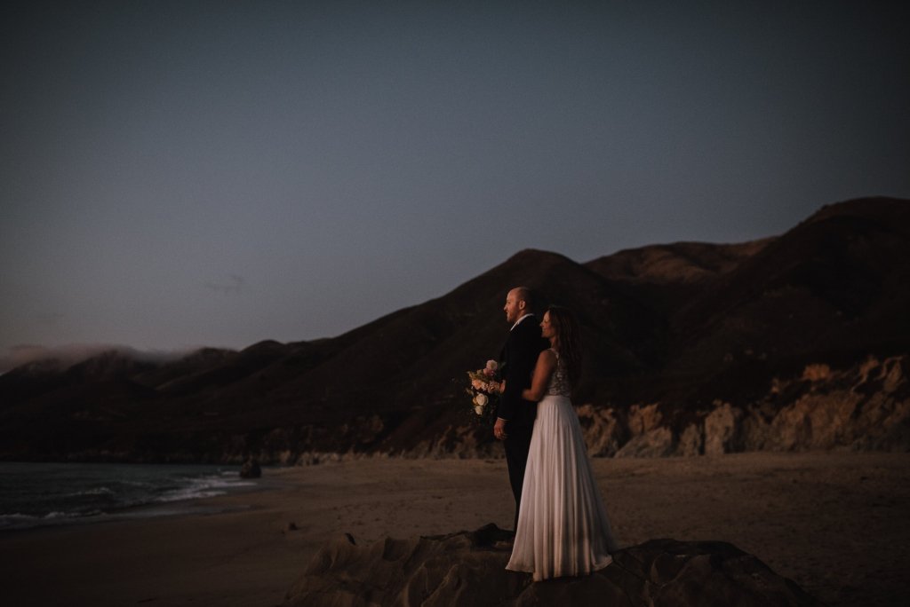 nighttime in the big sur