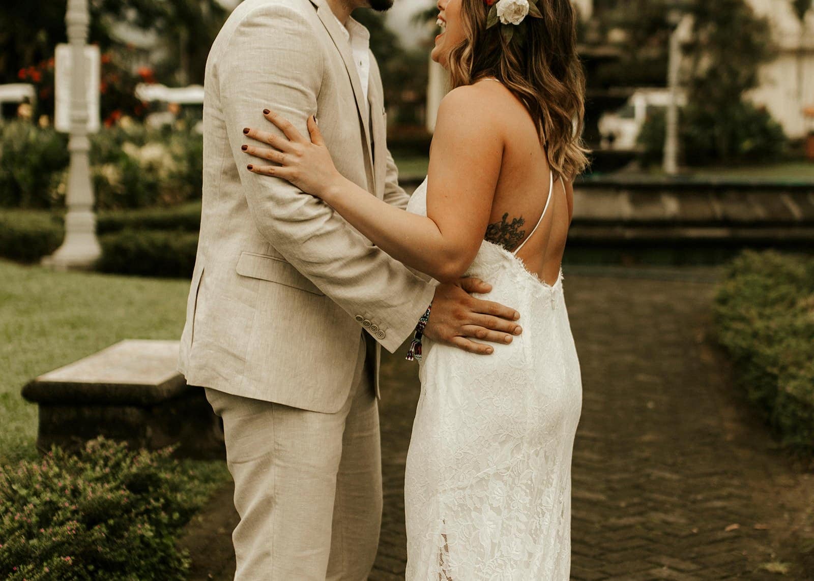 Jamie & Joey detail shot of reaction