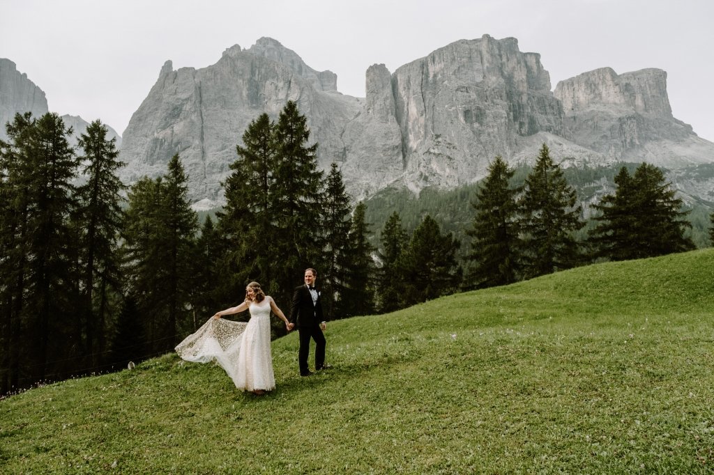 Dolomites elopement photography