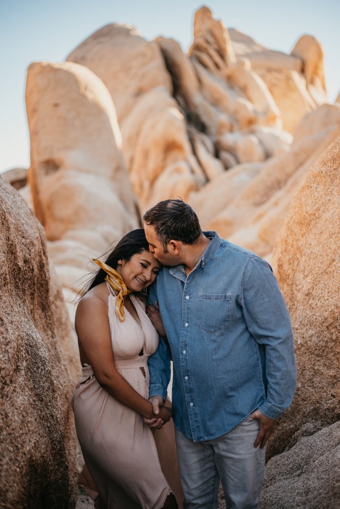 romantic engagement session