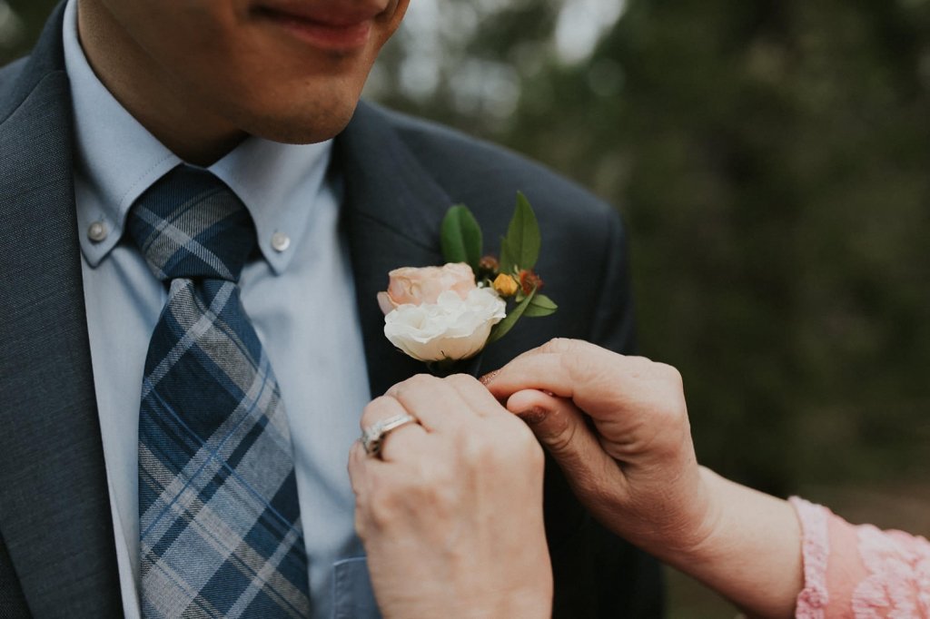 groom getting ready