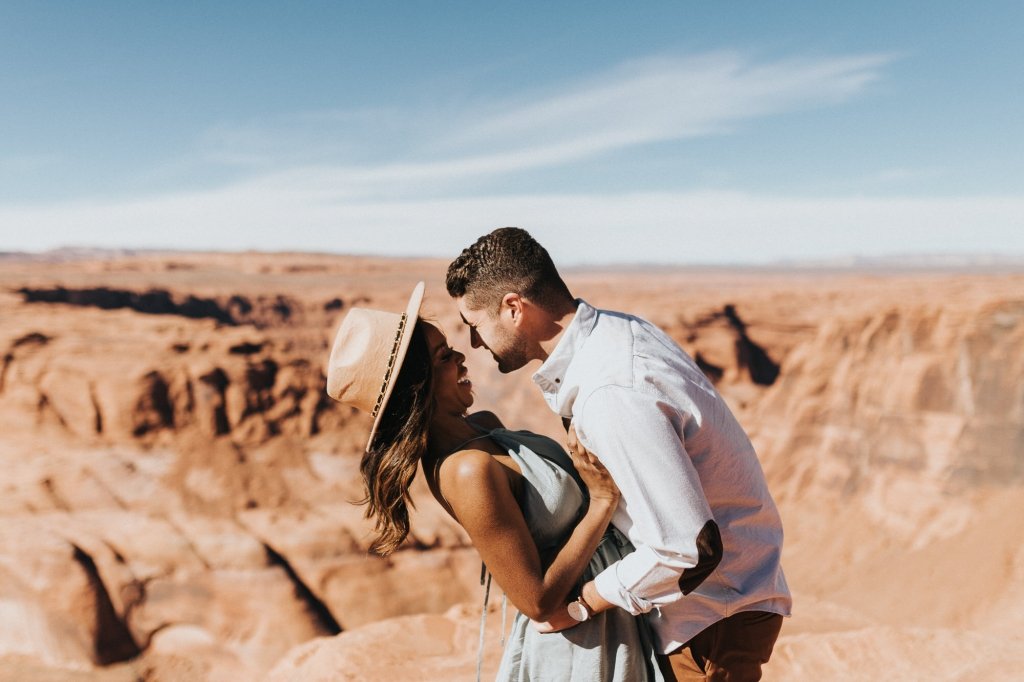 fun engagement photos in Arizona