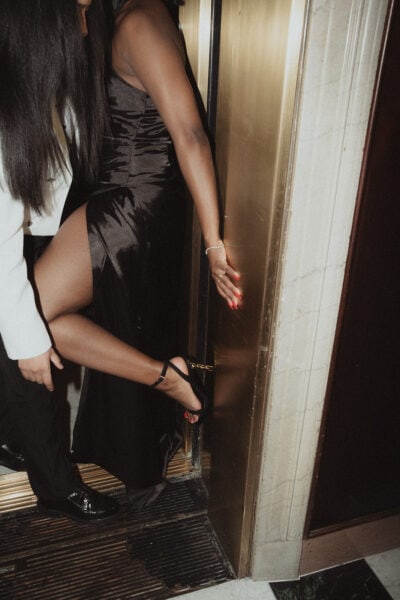 Sexy downtown elopement in a historic Providence hotel. Photo by Rhode Tripper Photography.