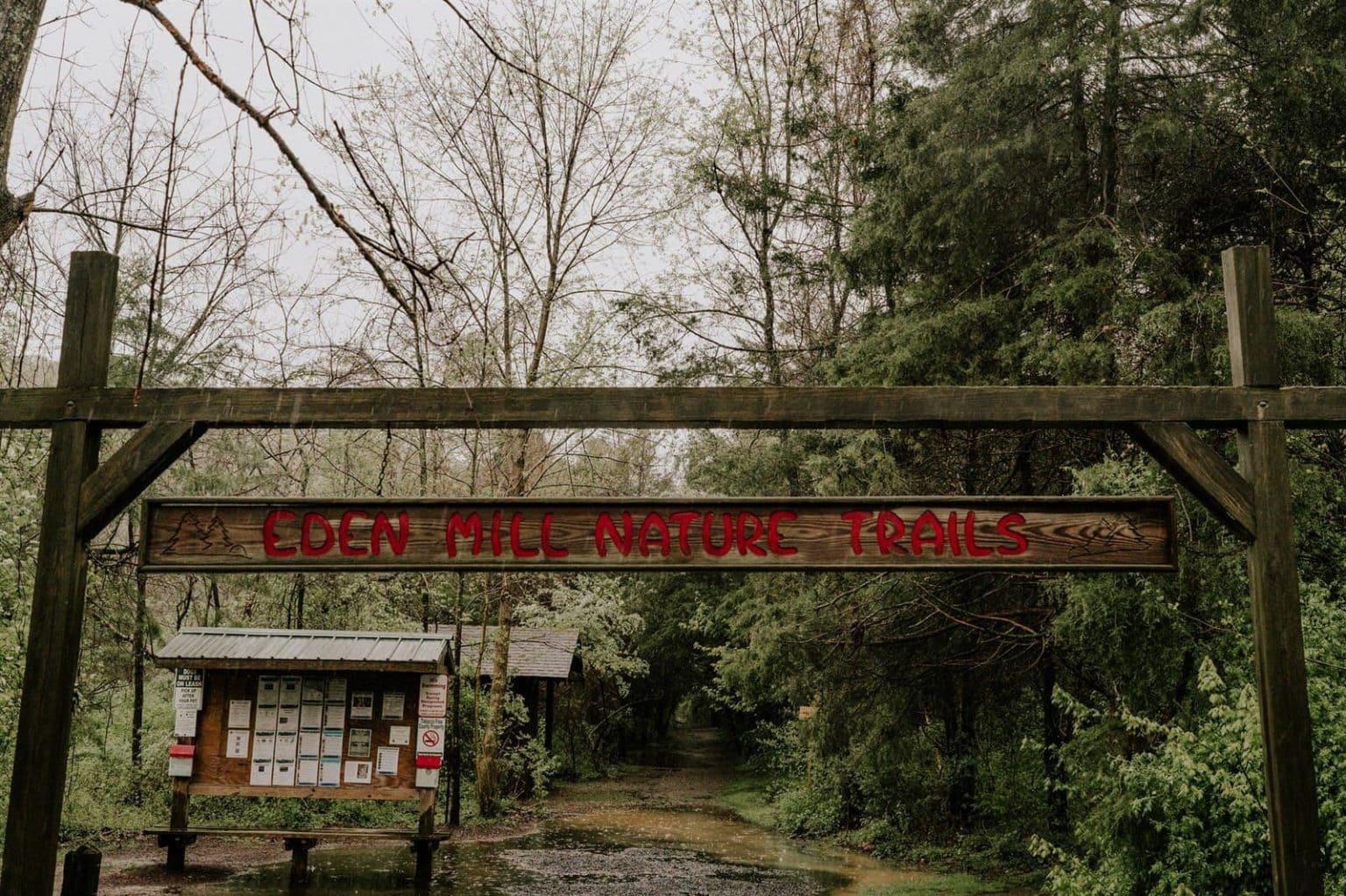 A Rainy Elopement at Eden Mill Nature Center in Maryland