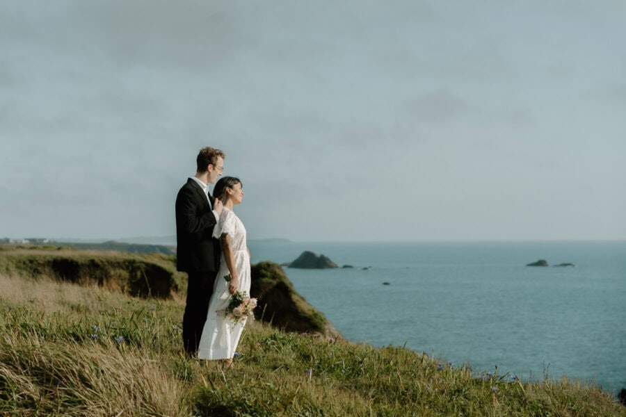 A sunny elopement at Sonoma Coast State Park