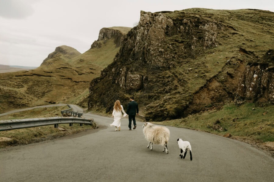 Romantic Isle of Skye Elopement with Handfasting, Hiking, and Highland Magic
