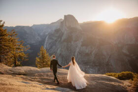 An Intimate Ceremony at Glacier Point with Ancient Sequoia Adventures