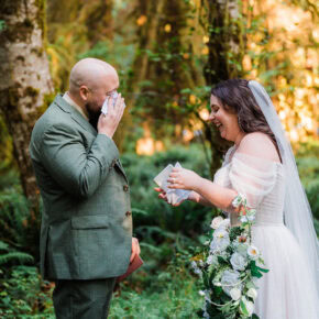 A Twilight Elopement Between Trees and Tide at Olympic National Park