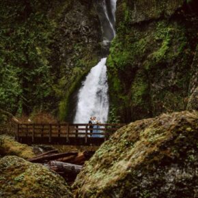 Brews + Views – A Columbia River Gorge Waterfall Elopement