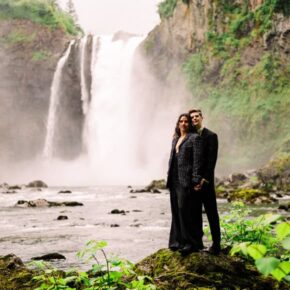 Magic Under the Falls – Snoqualmie Falls Elopement
