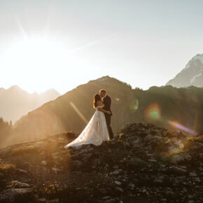 A Mountain Sunrise + Sunset Dream – North Cascades Elopement