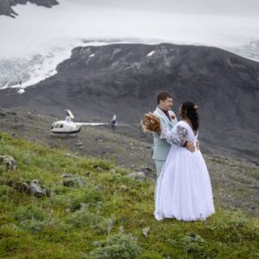 Seward Glacier & Mountain Helicopter Elopement