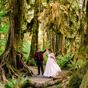 The Twilight Elopement of Your Dreams – Lush Forests & La Push, Baby