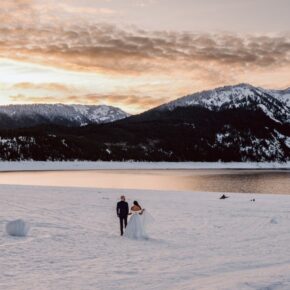 Snow on the Beach – A Washington Winter Wonderland Elopement