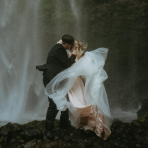 Snoqualmie Falls & Rattlesnake Lake Elopement
