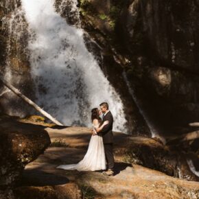 Wildflower Meadow Bliss and Dramatic Waterfalls — A Mount Rainier Elopement