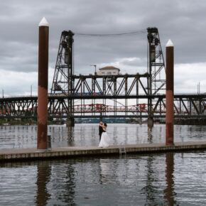 City Lights & River Nights — A Portland Elopement